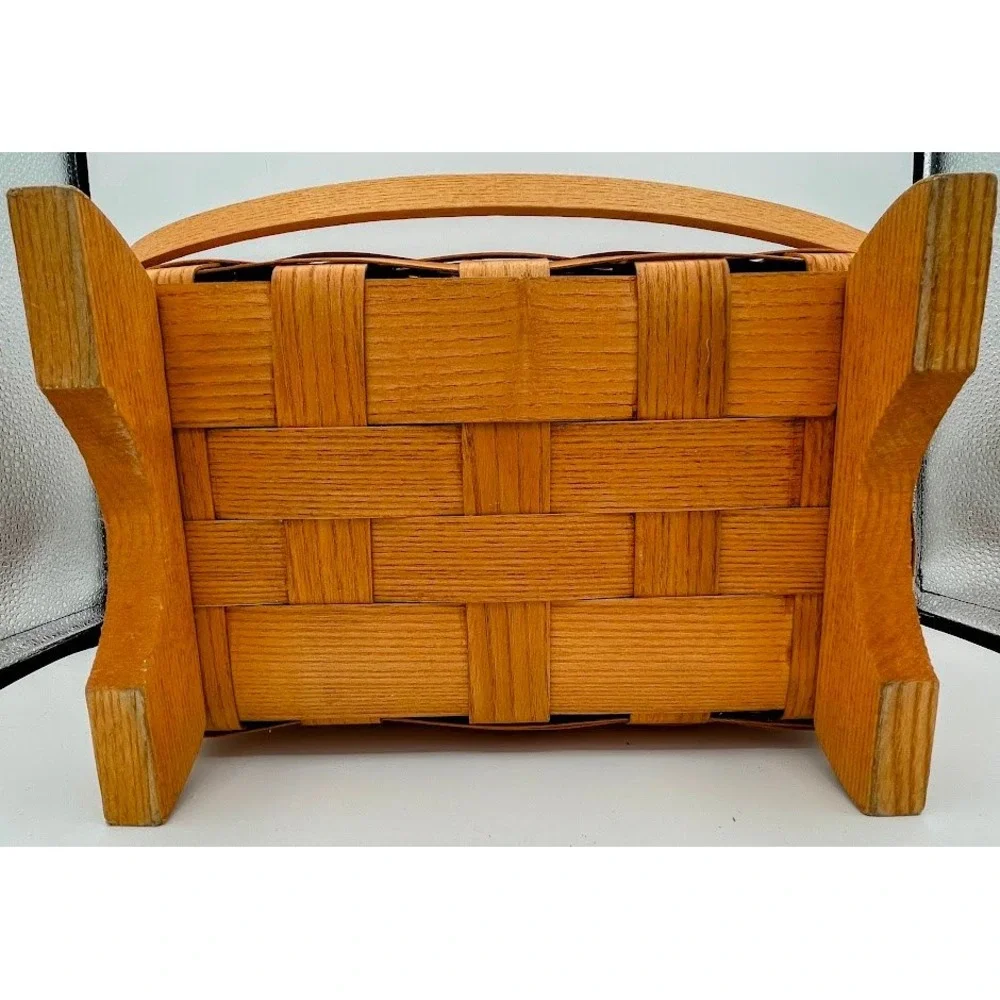 Peterboro Basket Co Ivory Soap 125th Anniversary Basket Brown Woven Wood 2004